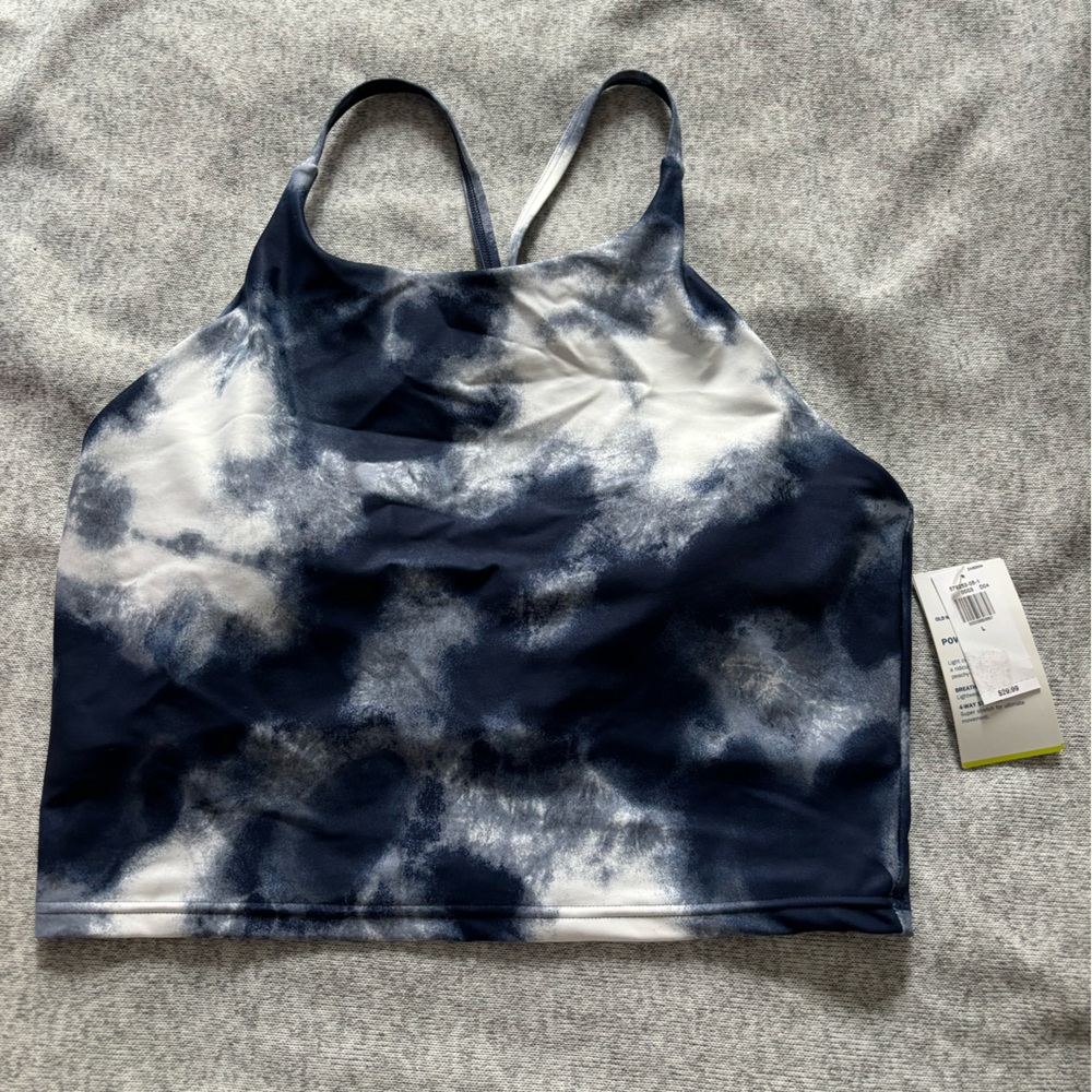 NWT Old Navy long sports bra sz Lrg